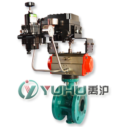 D641J氣動襯膠蝶閥（法蘭連接）