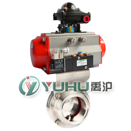 D621F衛生級氣動蝶閥（外螺紋連接）