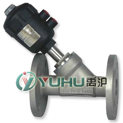 氣動角座切斷閥 法蘭式