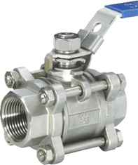 三片式內螺紋球閥